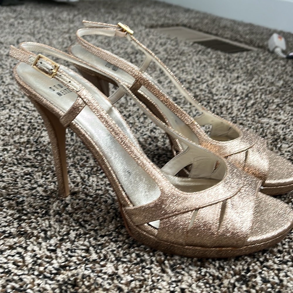 Stuart Weitzman Glitter Heels, worn a few times